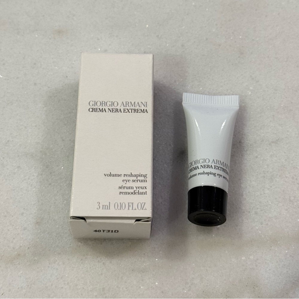 NEW Giorgio Armani Crema Nera Volume Reshaping Eye Cream Sample 3ml/0.1fl oz